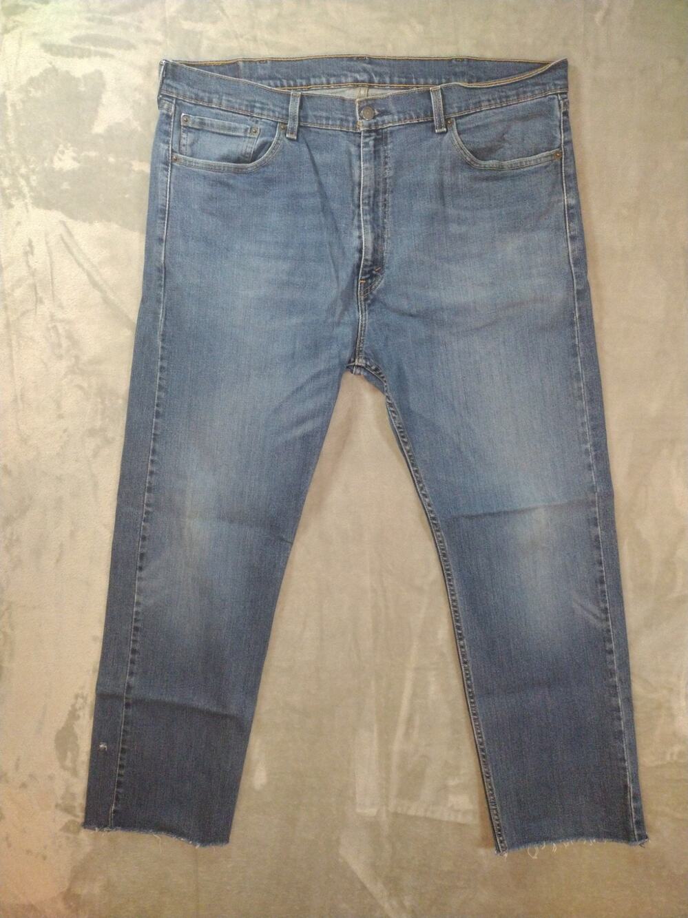 Levis 505 Jeans Mens 40x32 Regular Fit Straight Leg Medium Wash Casual American